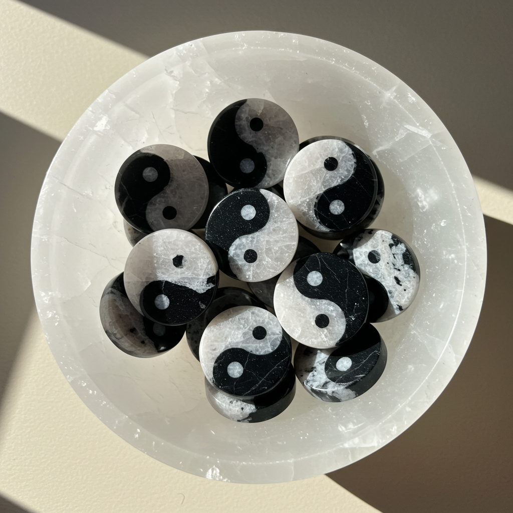 Le Yin et le Yang : l'harmonie des pierres naturelles