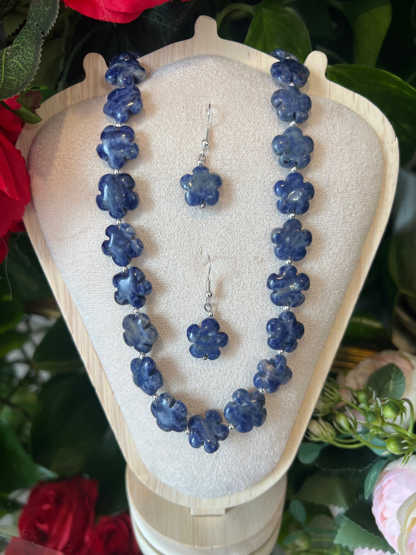 Vérité - collier en sodalite 15mm