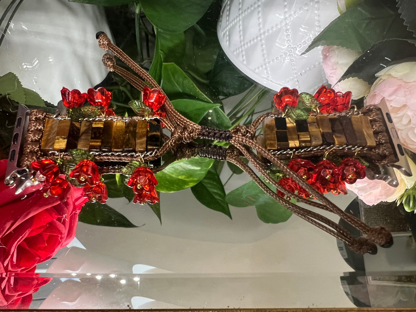 Confiance - bracelet Apple Watch en oeil de tigre