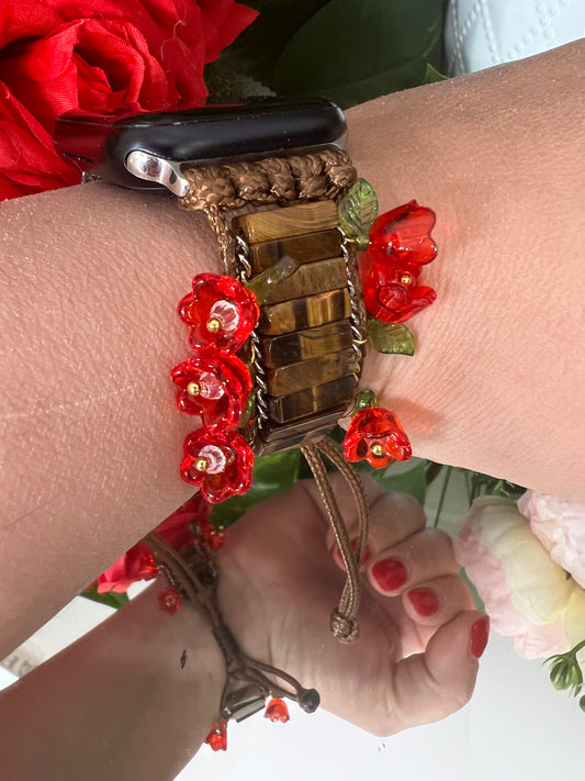 Confiance - bracelet Apple Watch en oeil de tigre