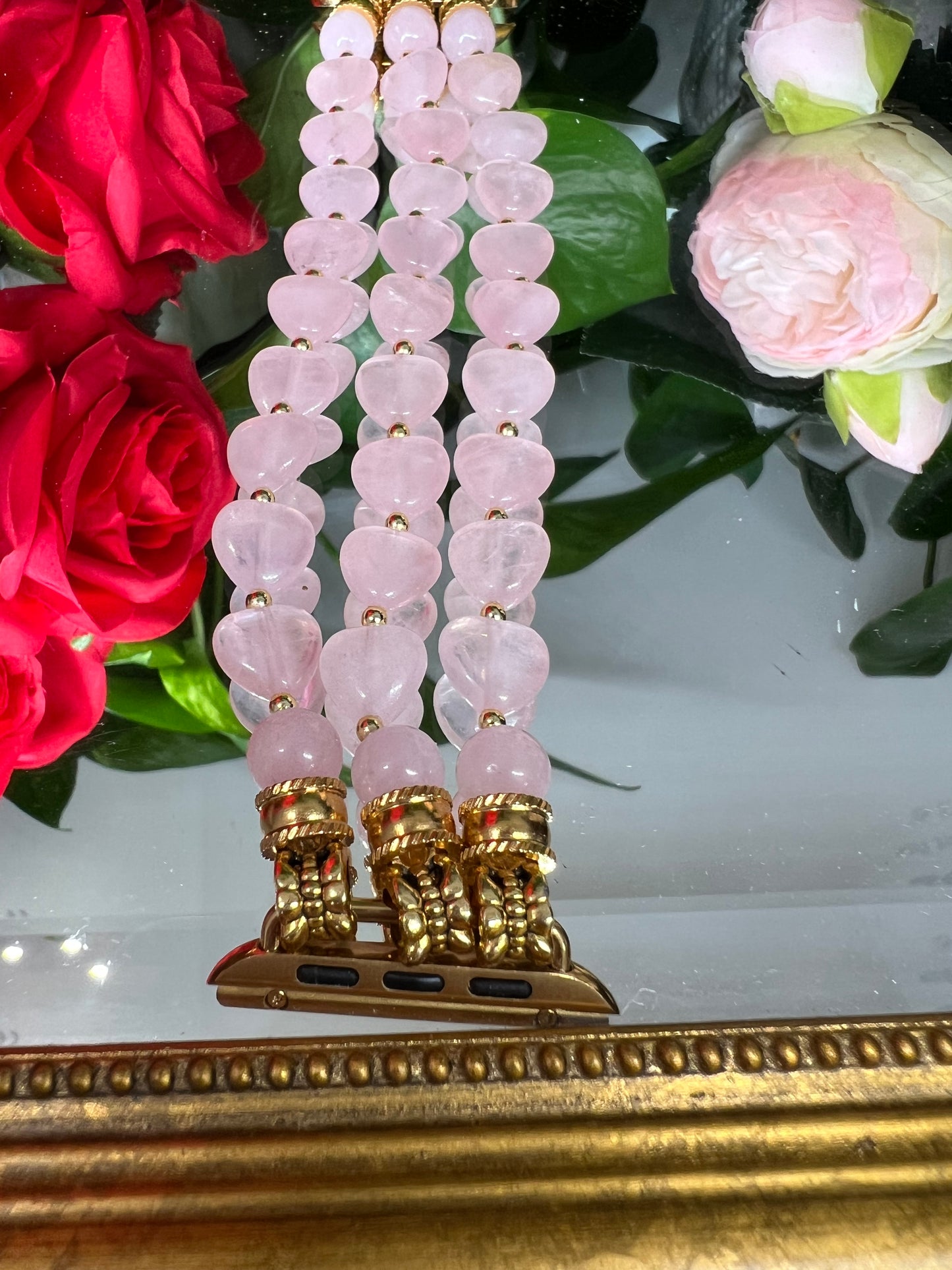 Paix - bracelet Apple Watch en quartz coeurs 10mm