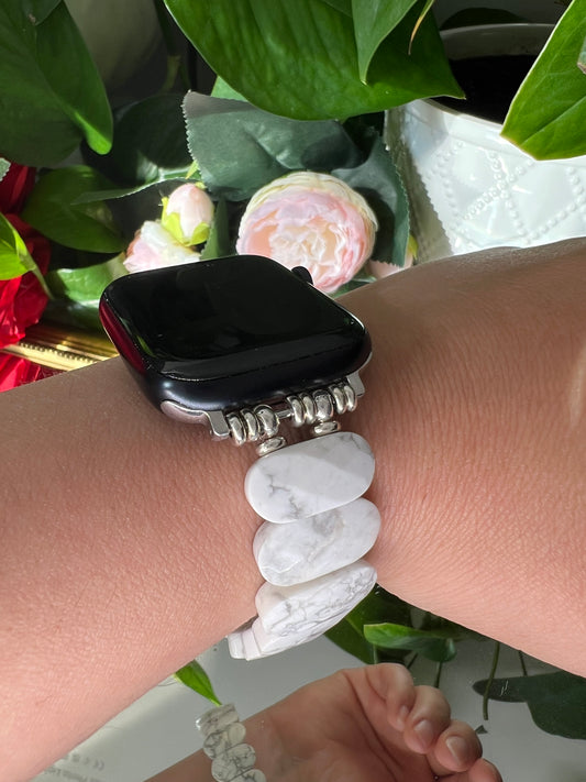 Conscience  - bracelet Apple Watch en howlite