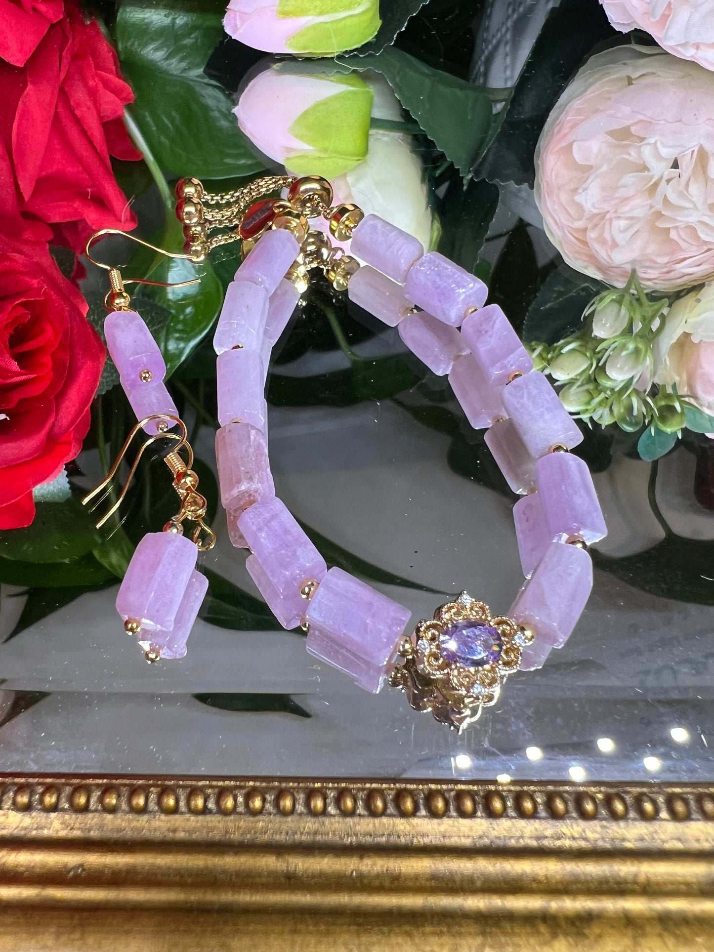 Énergie - bracelet en kunzite 10mm