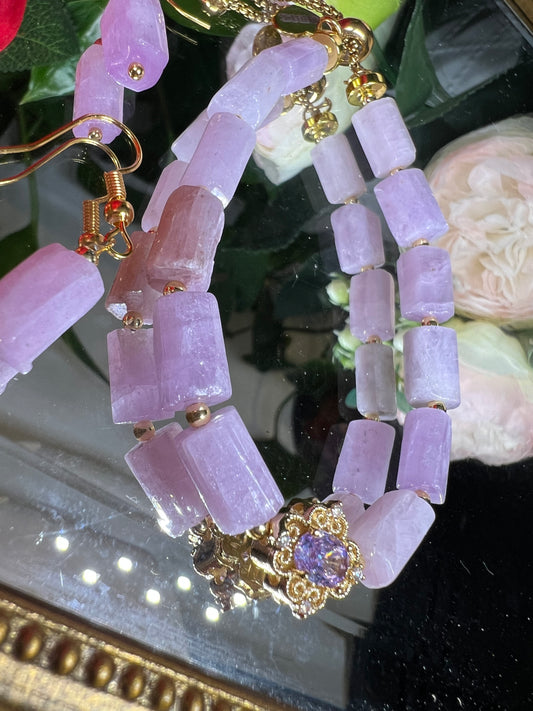 Énergie - bracelet en kunzite 10mm