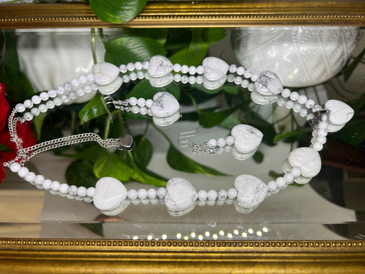 Calme - collier en howlite 20mm