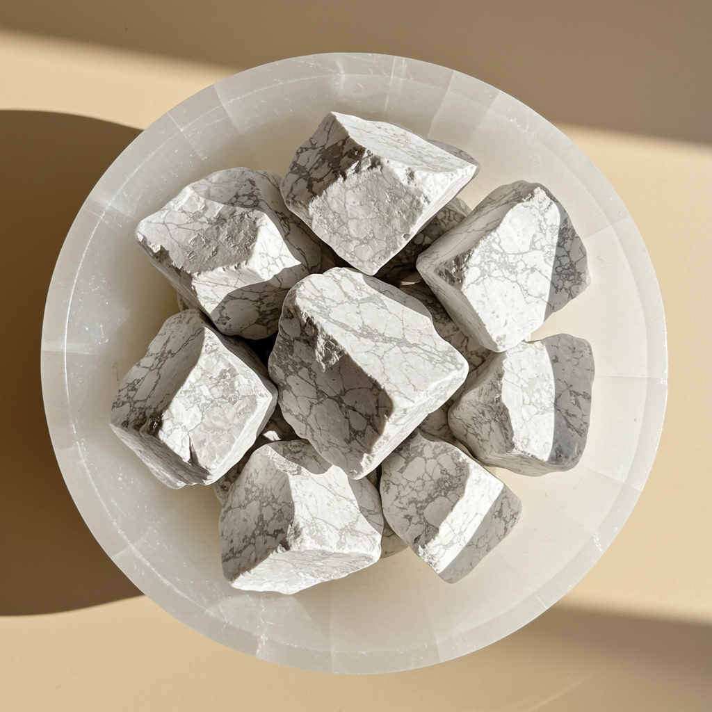 L'howlite : la pierre de la sagesse et du calme intérieur