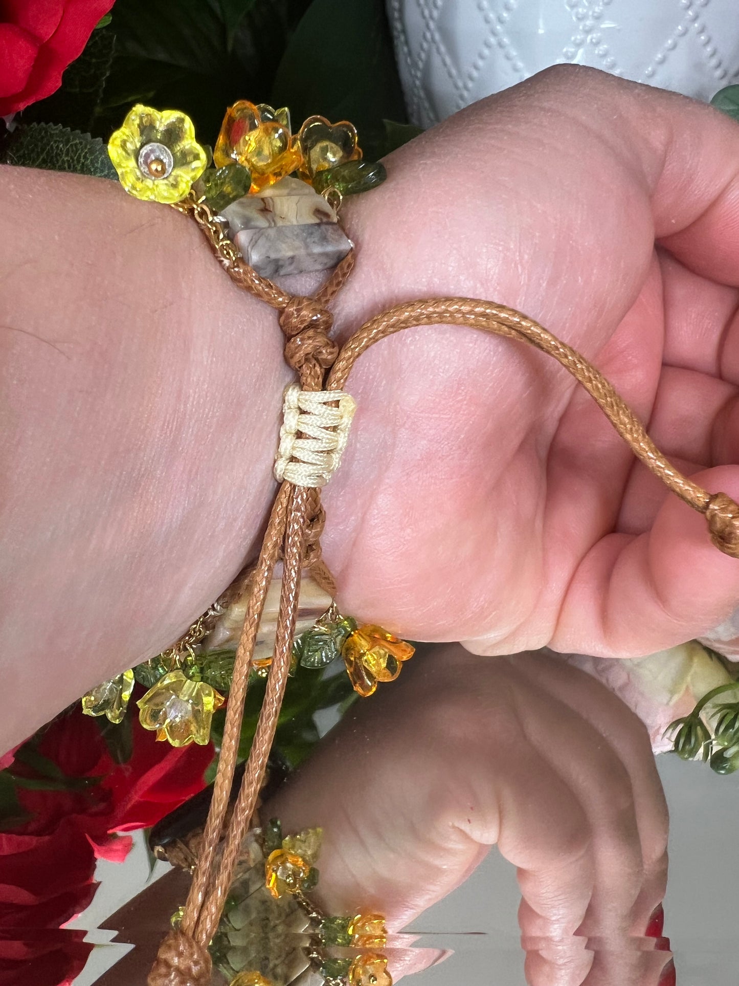 Équilibre  - bracelet Apple Watch en agate