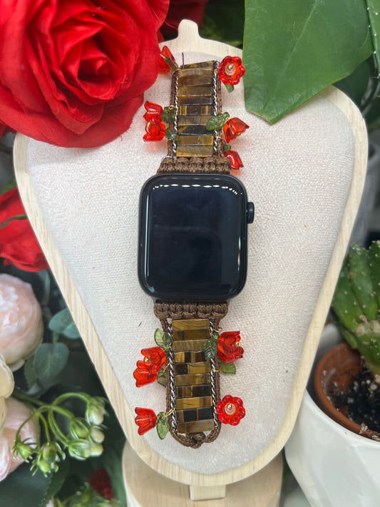 Confiance - bracelet Apple Watch en oeil de tigre
