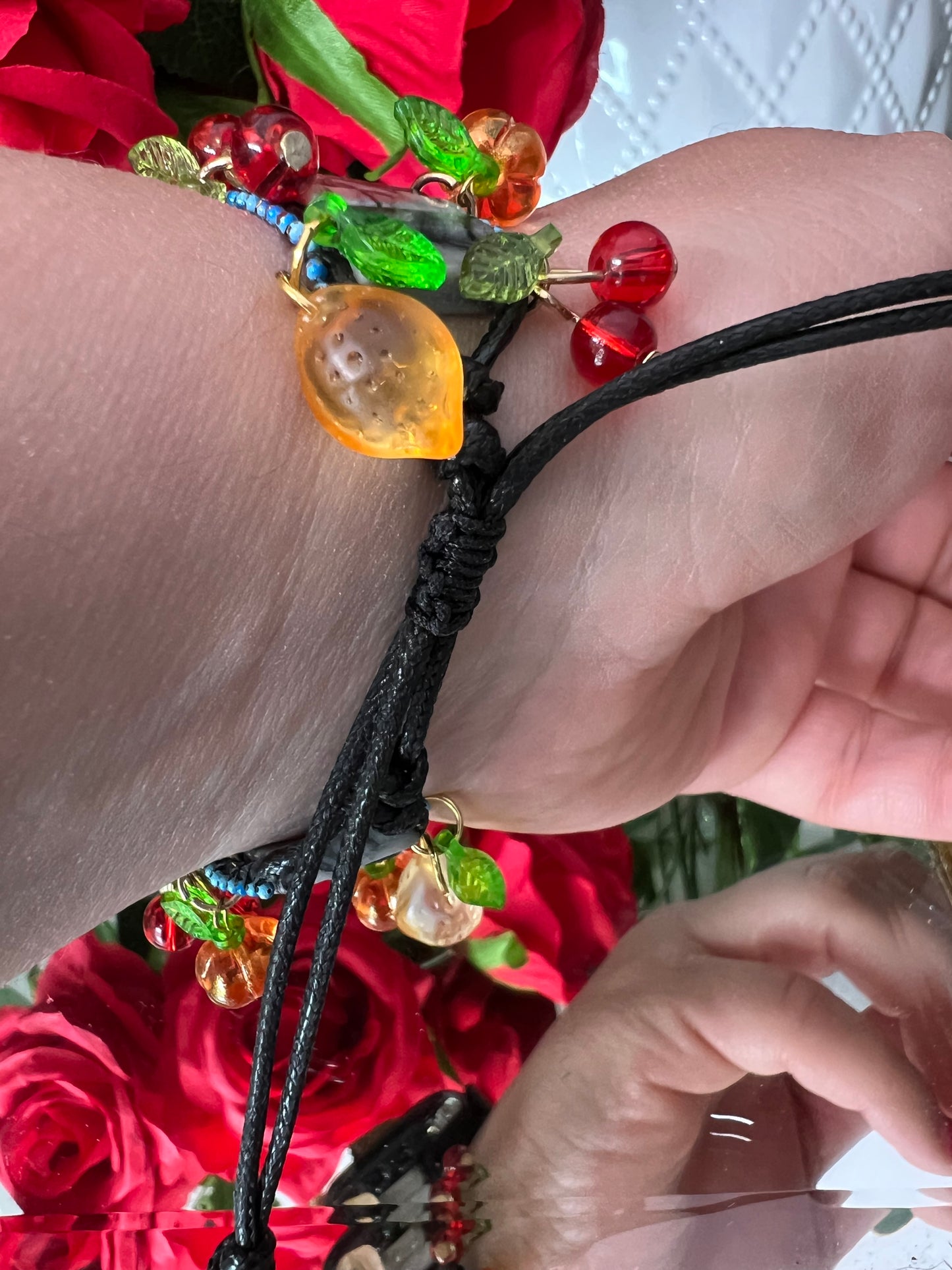 Motivation  - bracelet Apple Watch en jaspe zèbre